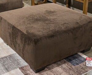 Kimlee - Chocolate - Oversized Accent Ottoman