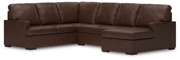 McDowlan - Coffee - 3-Piece Sectional With Raf Corner Chaise