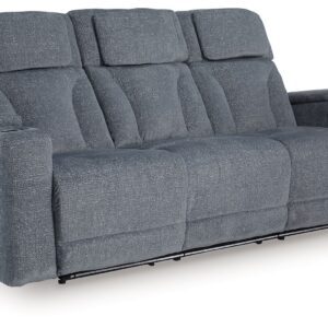 Studio Cave - Steel - Power Reclining Sofa