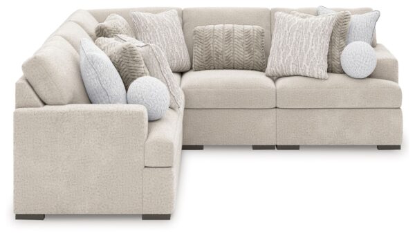 Cuddle Plush - Arctic - 5-Piece Sectional