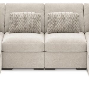 Cuddle Plush - Arctic - 4-Piece Sectional With 2 Armless Chaises