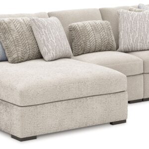 Cuddle Plush - Arctic - 3-Piece Sectional With Armless Chaise And RAF Corner Chair
