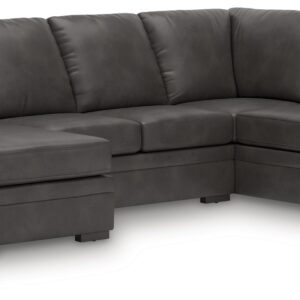 Lofton-Pike - Shadow - 2-Piece Sectional With RAF Corner Chaise