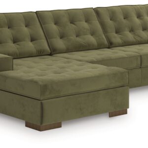 Caspian-Town - Olive - 2-Piece Sectional With LAF Corner Chaise