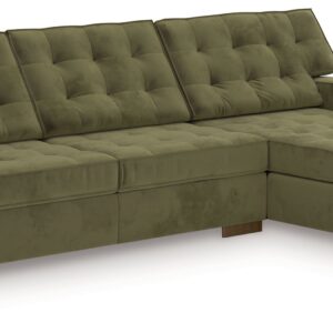 Caspian-Town - Olive - 2-Piece Sectional With RAF Corner Chaise