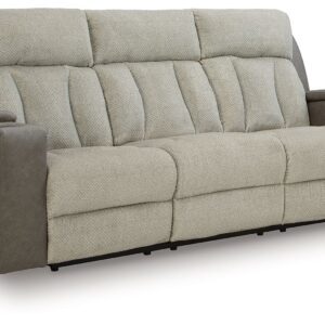 WhipLash - Sisal - Power Reclining Sofa With Adj Headrest