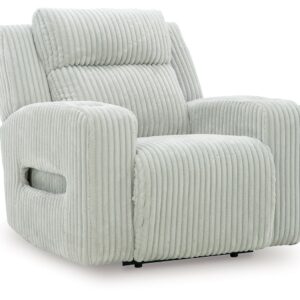 Forest Lake - Alloy - Power Recliner With Adj Headrest