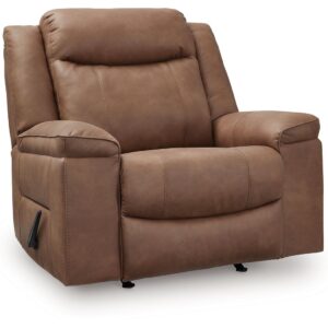 Status Check - Caramel - Rocker Recliner