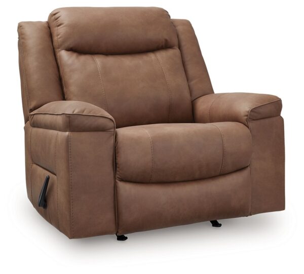 Status Check - Caramel - Rocker Recliner