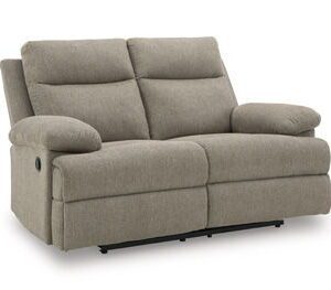 Side-Swipe - Mocha - Reclining Loveseat