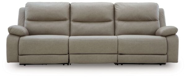 Narwhal Place - Pebble - 3-Piece Power Reclining Sectional