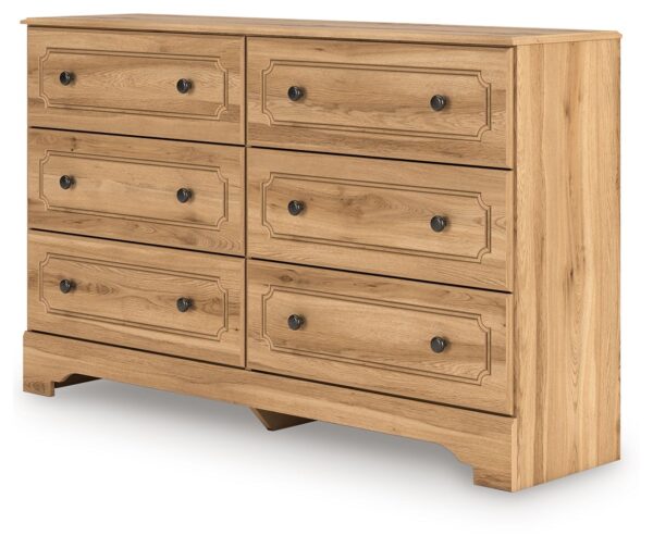 Aleaport - Warm Brown - Six Drawer Dresser