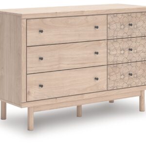 Arloster - Tan - Six Drawer Dresser