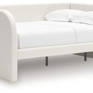 Arloster - Tan / White - Full Upholstered Day Bed