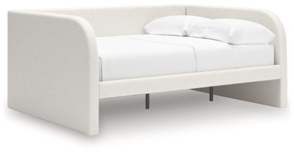 Arloster - Tan / White - Full Upholstered Day Bed