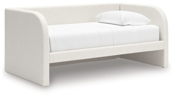 Arloster - Tan / White - Twin Upholstered Day Bed