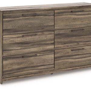 Elbrim - Brown - Six Drawer Dresser