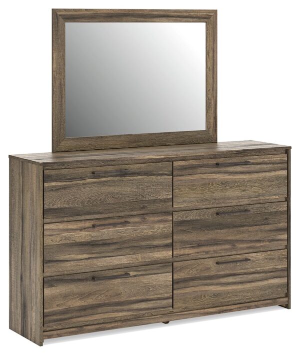 Elbrim - Brown - Dresser And Mirror