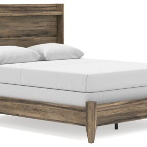 Elbrim - Brown - Queen Panel Bed