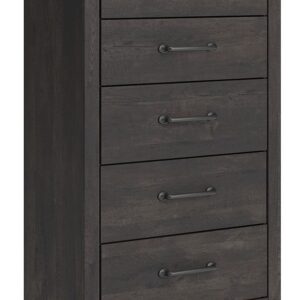 Hollivern - Dark Gray - Five Drawer Chest