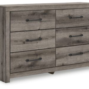 Graystorm - Brown Gray - Six Drawer Dresser