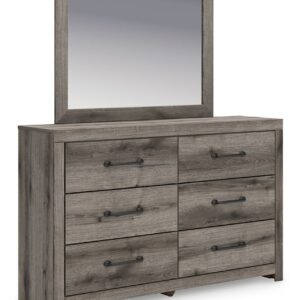 Graystorm - Brown Gray - Dresser And Mirror