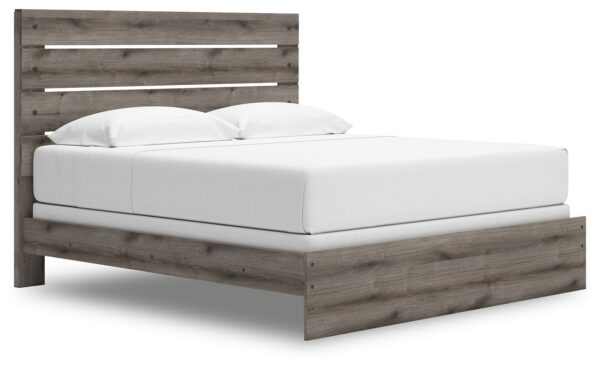 Graystorm - Brown Gray - King Panel Bed