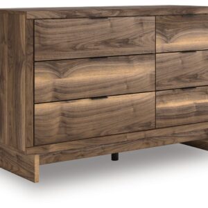 Chirason - Brown - Six Drawers Dresser