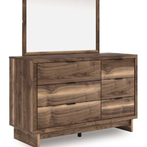 Chirason - Brown - Dresser And Mirror