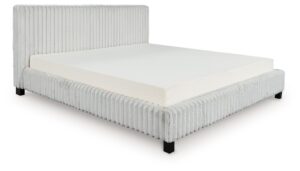 Zuraleus - White - King Upholstered Bed