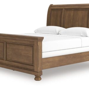 Feddinger - Medium Brown - King Sleigh Bed