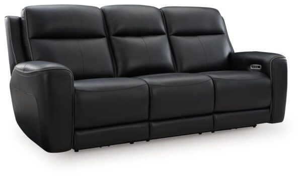 5Z-Comfort - Relaxation - Onyx - Power Recline Sofa With Adjustable Headrest