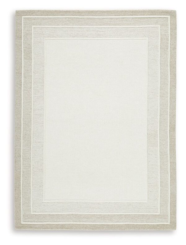 TeeLGan - Ivory / Tan - Medium Rug