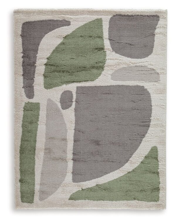 Anburgh - Green / Gray / Ivory - Large Rug