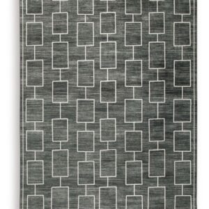 Elderland - Black / Gray - Washable Large Rug