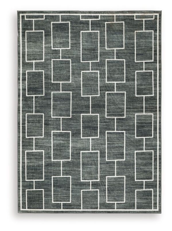 Elderland - Black / Gray - Washable Medium Rug