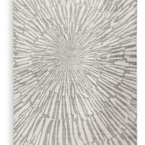 Verland - Gray / White - Washable Large Rug