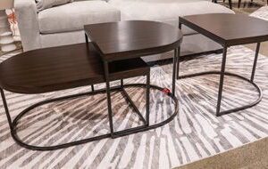 Vanmore - Dark Brown - Occasional Table Set (Set of 3)
