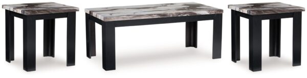Jazmore - Dark Brown - Occasional Table Set (Set of 3)