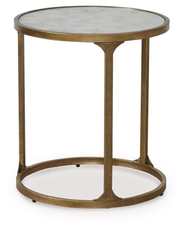 Korajane - Antique Gold - Round End Table