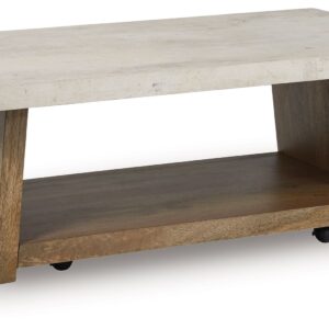 Brendalhouse - Light Brown - Rectangular Cocktail Table