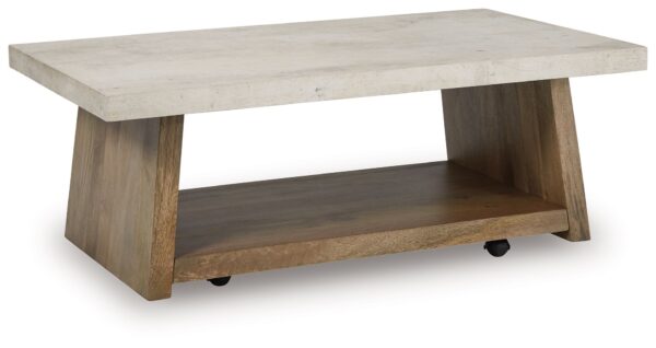 Brendalhouse - Light Brown - Rectangular Cocktail Table