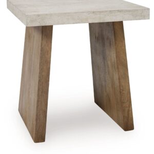 Brendalhouse - Light Brown - Square End Table