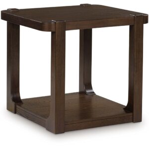 Breckington - Dark Brown - Rectangular End Table