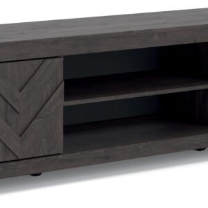 Cayboni - Black - LG TV Stand With Fireplace Option