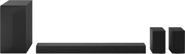 LG - 5.1-Channel S60TR Home Theater Soundbar with Wireless Subwoofer and Rear Speakers, Dolby Audio - Black