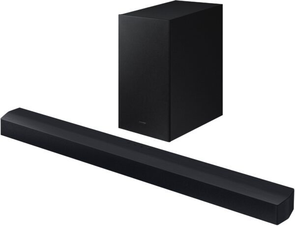 Samsung - HW-C450 2.1 Channel B-Series Soundbar with Wireless Subwoofer, DTS Virtual: X - Titan Black